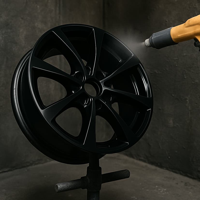 Powder Coating Wheel Refurbishment